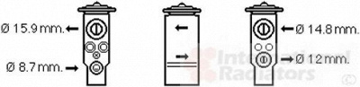 VAN WEZEL 32001253 -  Расширительный клапан, кондиционер